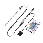 Wendry 17 cm Su Soğutma LED Işık Silindirik Su Soğutma Tankı Işığı Uzaktan Kumandalı Bilgisayar Rezervuarı LED Lamba
