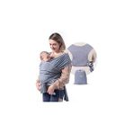 Wendy Sırt Destekli Ayarlanabilen Sling, Wrap, Taşıma Şalı, Ana Kucağı (Yurt Dışından) - Koyu Gri
