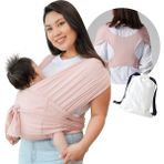 Wendy Sırt Destekli Ayarlanabilen Sling, Wrap, Taşıma Şalı, Ana Kucağı (Yurt Dışından) - Pembe