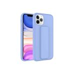 Wenixs Aksesuar İphone 11 Pro Uyumlu Zore Qstand Kılıf-Lila
