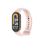 Wenixs Aksesuar Xiaomi Mi Band 9 Serisi Klasik Kordon Silikon Strap Kayış-Kum Pembe