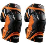 Wenjie 2 Adet Koruyucu Motosiklet Dizliği (Yurt Dışından) - Beyaz - Turuncu