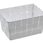 WENKO sepeti Adria – Badkorb, polipropilen, plastik, Beyaz, Mini Long