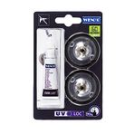 WENKO UV-Loc duvar serileri için uygun yedek set, 2 duvar montaj plakası ve 1 özel yapıştırıcı içerir, delmeden hızlı ve temiz sabitleme için, yenilikçi yapıştırma sistemi, gümüş, 2,5 x 7 x 1,5 cm