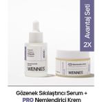 Wennes | Prebiyotik Serum | Pro Nemlendirici Krem Avantajlı Set + Niasinamid, Çinko Pca, Çörek Otu Özü