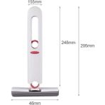 Wentox Mini Temizlik Mopu - Pratik Temizlik Mini Mop - Beyaz - Standart