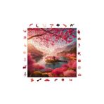 WePuzzleUp Ahşap Puzzle - Kiraz Çiçeği Rüyası - 353 Parça, 29x29 cm
