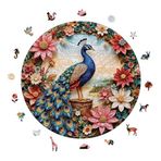 WePuzzleUp Ahşap Puzzle Yetişkin - Çiçek Açan Zarafet - 252 Parça, 29 x 29 cm - Yapıştırıcı Folyo Dahil - Benzersiz Şekilli Parçalar & Özel Figürler - A1-15