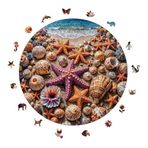 WePuzzleUp Ahşap Puzzle Yetişkin - Denizdeki Hazine - 252 Parça, 29 x 29 cm - Yapıştırıcı Folyo Dahil - Benzersiz Şekilli Parçalar & Özel Figürler - A1-17