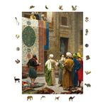 WePuzzleUp Ahşap Puzzle Yetişkin - Halı Tüccarı - 450 Parça, 29 x 39 cm - Yapıştırıcı Folyo Dahil - Benzersiz Şekilli Parçalar & Özel Figürler - R1-40