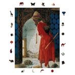 WePuzzleUp Ahşap Puzzle Yetişkin - Kaplumbağa Terbiyecisi - 450 Parça, 29 x 39 cm - Yapıştırıcı Folyo Dahil - Benzersiz Şekilli Parçalar & Özel Figürler - R1-22