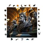 WePuzzleUp Ahşap Puzzle Yetişkin - Olymposlular - 353 Parça, 29 x 29 cm - Yapıştırıcı Folyo Dahil - Benzersiz Şekilli Parçalar & Özel Figürler - S1-03