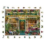 WePuzzleUp Ahşap Puzzle Yetişkin - Saklı Bahçe - 450 Parça, 29 x 39 cm - Yapıştırıcı Folyo Dahil - Benzersiz Şekilli Parçalar & Özel Figürler - R1-39