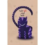 We'r all mad here: Alice in Wonderland theme sketchbook