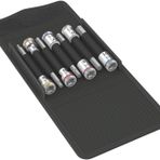 Wera 05003180001 8740 B HF 1 Zyklop Uç Seti, 3/8 inç Tahrikli, Alyan Vidalar için Tutma Fonksiyonlu, 7 Parça, 3/8 inç, 7 Parça