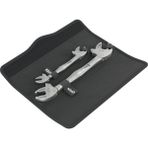 Wera 6006 Joker 2 Set 1 Kendinden Ayarlı Çift Açık Ağız Kurbağacık Anahtar - - - Gri