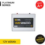 WERER ENERGY 12V 600Ah LiFePO4 Bluetooth'lu Lityum Demir Fosfat Akü Yüksek Performanslı