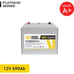 WERER ENERGY 12V 690Ah LiFePO4 Platinum Series Bluetooth'lu Lityum Demir Fosfat Akü