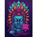 Wergund Elmas Sanat Boyama Buda, Yetişkinler için Elmas Sanat Kitleri Din, Tam Matkap Kristal Yapay Elmas Nakış Kanaviçe Sanat El Sanatları Tuval Duvar Dekor Hediye 12x16 inç/30x40 cm-16