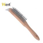 Wert W2771 Ahşap Saplı Tel Fırça