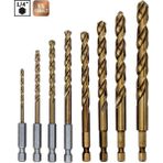 Wertec Bits Saplı Matkap Ucu Seti 3-10 mm (5% Kobaltlı) 8 Parça