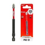 Wertec Ph2 Yıldız Bits Uç 90 mm Cobalt Çelik Vida Sıkma Ucu - siyah