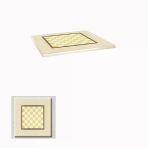 Werzalit, Allzalit Veya Wermodin Masa Tablası 80X80 - Satranç Desen Krem