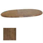 Werzalit Veya Wermodin Masa Tablası Oval 94X146 - Rustik Dark