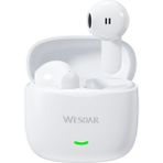 Wesdar TWS601 Earbuds Bluetooth Kulaklık Beyaz, Kristal Ses Kalitesi, Uzun Pil Ömrü, Pratik Kullanım