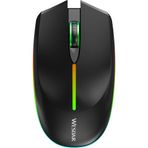 Wesdar X536 Siyah Şarjlı Sessiz Optik Kablosuz Oyuncu Mouse