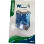 WESPA Köpük Sabunluk, Şeffaf Mavi, 1000cc Kapasiteli, Duvara Monte Edilebilir Sıvı Sabun Dispenseri