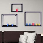Wess Dizayn Metal Duvar Rafı Dekoratif 3 ‘lü Set WD11