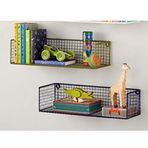 Wess Dizayn Metal Mutfak Banyo Duvar Rafı 2 'li Set Wd-101