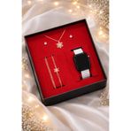 Wesscollection WESS1513 Kadın Kol Saati Kolye Bileklik Küpe Seti