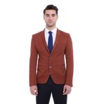 Wessi C-58910-27-54 Pamuk Slim Fit Kahverengi Ceket-
