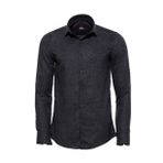 Wessi Desensiz Slim Fit Oduncu Koyu Gri Erkek Gömlek