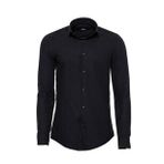 Wessi Desensiz Slim Fit Siyah Erkek Oduncu Gömlek