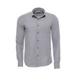Wessi Desensiz Slimfit Açık Gri Erkek Oduncu Gömlek