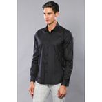 Wessi Düz Slim Fit Siyah Erkek Gömlek - Wessi - 3XL