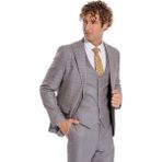 Wessi Ekose Ceketli Slim Fit Açık Mavi Erkek Takım Elbise - Wessi - 56 - İndigo