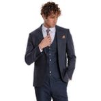Wessi Ekose Ceketli Slim Fit Lacivert Erkek Takım Elbise - Wessi - 60