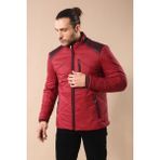Wessi Erkek Kopitone Slim Fit Şişme Mont - Bordo - 56