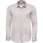 Wessi Erkek Pamuk Saten Slim Fit Gömlek - Bej
