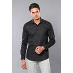 Wessi Erkek Slim Fit Gömlek - XL - Siyah