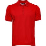 Wessi Erkek Slim Fit Polo Yaka Düz Tişört - XL - Kırmızı
