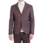 Wessi Erkek Üç Boyutlu Kapitone Slim Fit Spor Ceket - Taba - 54