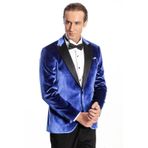 Wessi Kafide Lacivert Slim Fit Erkek Smokin Ceket