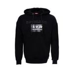 Wessi - Kapşonlu Baskılı Siyah Erkek Sweat