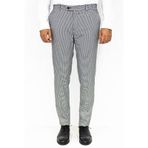 Wessi Kaz Ayağı Desenli Slim Fit Gri Erkek Pantolon