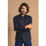 Wessi Lacivert Slim Fit Erkek Gömlek
